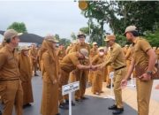 Wakil bupati Junaidi H.Mahir Pimpin Apel Pagi Tekankan Tanggung Jawab ASN