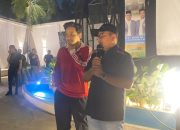 Semangat Nasionalisme, Maulana-Diza Nobar Indonesia vs China Bersama Milenial dan Gen-Z