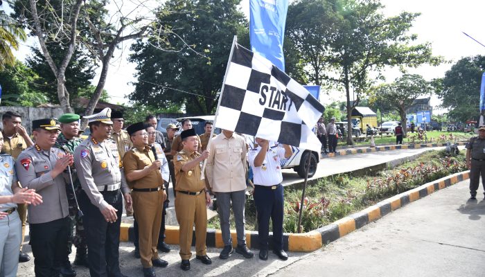 Maulana Wali Kota Jambi Melepaskan Keberangkatan 166 Pemudik Dalam Program Mudik Gratis