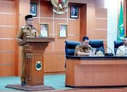 M. Rifa’i, SP.,ME. Membuka Secara Langsung Acara Seleksi Pasukan Pengibar Bendera Pusaka (PASKIBRAKA)