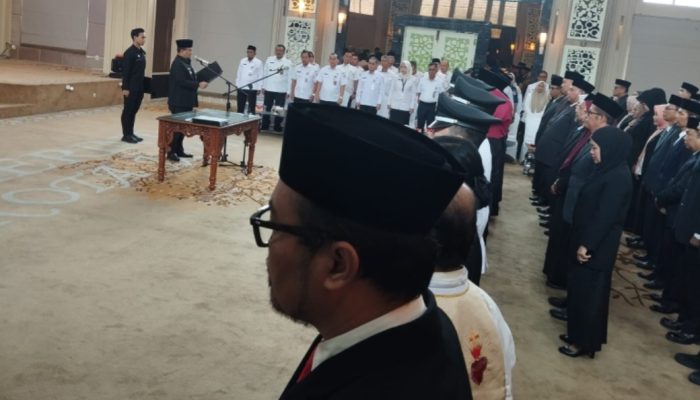 Dr Maulana Lantik 62 Pejabat kota Jambi, Tekankan Integritas dan Loyalitas Optimalkan Pelayanan Publik