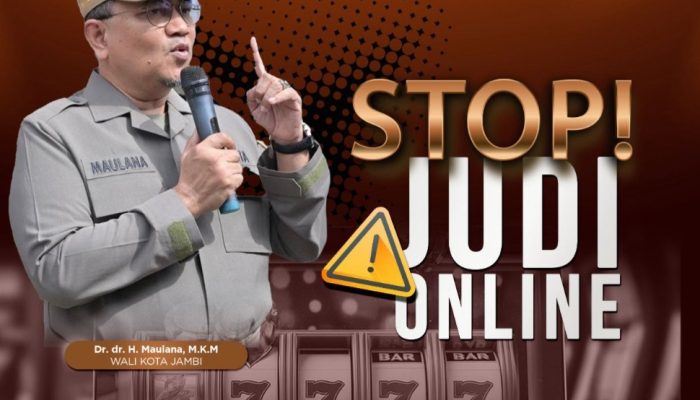 Dr Maulana Wali Kota Jambi Tegaskan ASN dan Masyarakat Diminta Jauhi Judi Online dan Narkoba