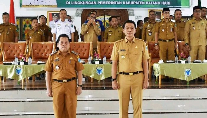 Mhd Fadhil Arief Melantik 96 Orang Calon Pegawai Negeri Sipil Daerah Formasi Tahun 2024 Dilingkup Pemerintah kabupaten Batang Hari