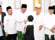 Ketua DPRD Batang Hari Rahmat Hasrofi Sholat Idul Adha Bersama Bupati Batang Hari Mhd.Fadhil Arief,di Masjid Miftahul Huda Kelurahan Rengas Condong