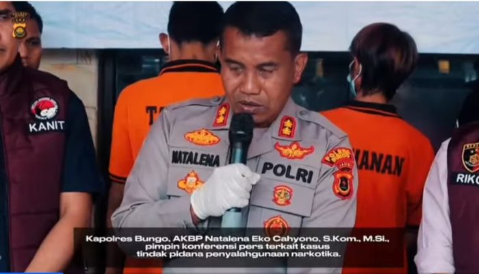 2 Pria Ditangkap Tim Opsnal Satresnarkoba Polres Bungo Sabu 1 Kg 