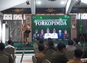 Rakor Forkopimda Tahun 2025 di Laksanakan di Ruang Kaca Rumah Dinas Bupati Batang Hari