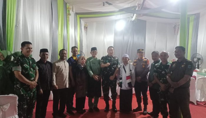Bupati Batang Hari Sambut Pangdam XX/TIB Mayjen TNI Arief Gajah Mada di Koramil 415-02 Mersam
