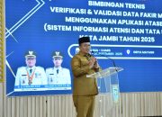 Wali Kota Jambi, Dr. Maulana, Membuka Langsung Bimbingan Teknis Verval Data Fakir Miskin