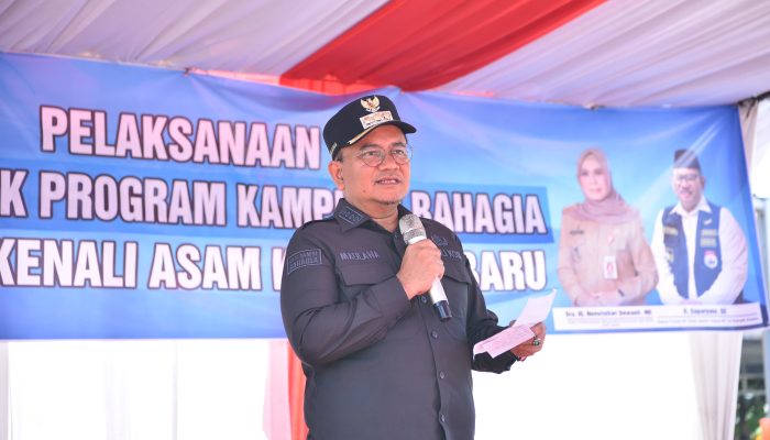 Wali Kota Jambi Dr. Maulana, Meresmikan Peluncuran Pilot Project Kampung Bahagia