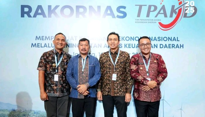 Bupati Batang Hari Mhd. Fadhil Arief, Menghadiri Rapat Koordinasi Tim Percepatan Akses Keuangan Daerah (TPKAD) di Jakarta