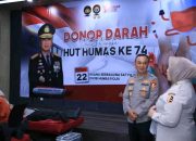 Wujud Nyata Kepedulian : Humas Polri Gelar Donor Darah Jelang Hari Jadi ke 74