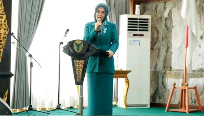 Ketua TP-PKK Kabupaten Batang Hari Ibu Zulva Fadhil menghadiri acara Rapat Koordinasi Tim Penggerak PKK  Se-Kabupaten Batang Hari