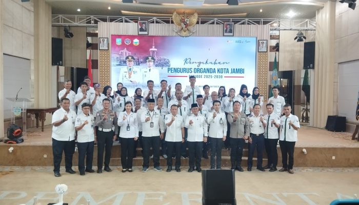Dewan Pimpinan Cabang (DPC) Organda Kota Jambi Resmi dikukuhkan periode 2025–2030