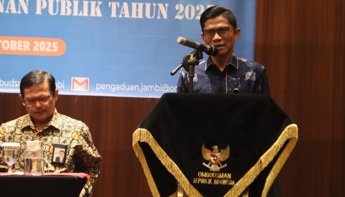 Penilaian Maladministrasi Pelayanan Publik, Saiful Roswandi: Jambi Harus Bisa Bersaing di Nasional