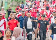 Hadir di Jalan Santai Bakung Jaya, KFA dan Kapolresta Tegaskan Komitmen Lawan Narkoba dan Geng Motor