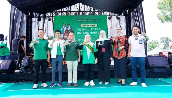 Bupati Batang Hari dalam hal Ini Diwakili Pj Sekda Mula P Rambe Membuka Secara Resmi Jambore Literasi Batang Hari Ke 3 Tahun 2025