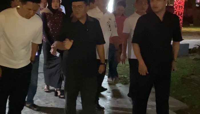 Wali Kota Jambi, Dr. Maulana, Meninjau Progres Pembangunan Taman Banjuran Budayo di Kota Baru