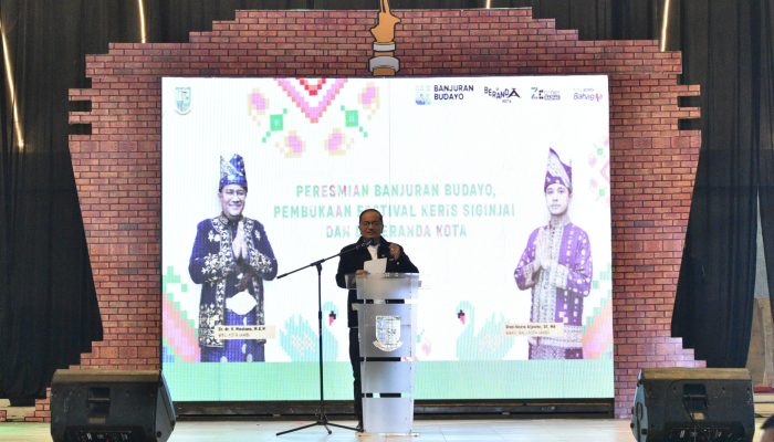 Peresmian Banjuran Budayo Sekaligus Menandakan Pembukaan Festival Keris Siginjai dan Diberanda Kota