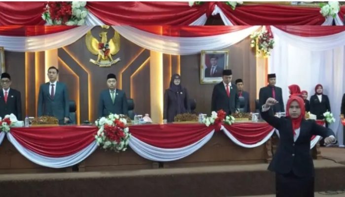DPRD Batang Hari Gelar Rapat Paripurna Istimewa Mendengarkan Pidato Kenegaraan