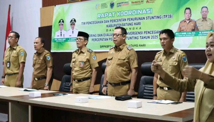 RAPAT KOORDINASI TP3S KABUPATEN BATANG HARI TAHUN 2025