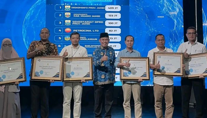 Dinas Komunikasi dan Informatika Kabupaten Batang Hari raih Top 10 Mitra Terbaik TVRI Stasiun Jambi Tahun 2025