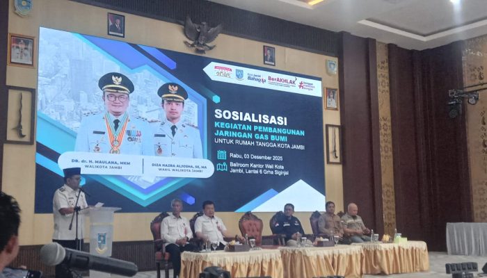 Sosialisasi Kegiatan Jaringan Gas Bumi Untuk Rumah Tangga Kota Jambi