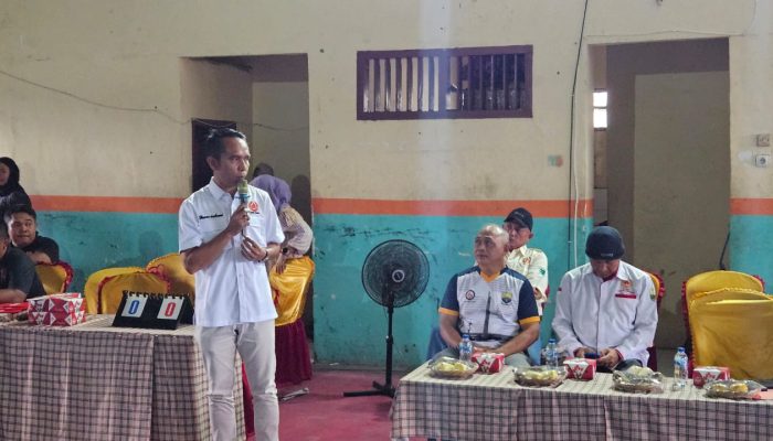 Ketua Harian KONI Provinsi Jambi, Hasan Mabruri membuka Resmi Kejuaraan Provinsi (Kejurprov) Gulat Jambi 