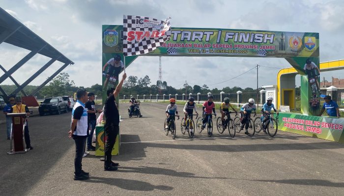 Kejuaraan Provinsi (Kejurprov) Balap Sepeda Federasi Sepeda Indonesia (FSI) Jambi tahun 2025 Resmi di Buka