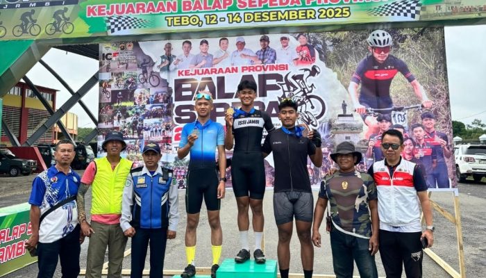 Kejurprov Balap Sepeda Jambi 2025: Kota Jambi Tak Terkejar di Papan Atas