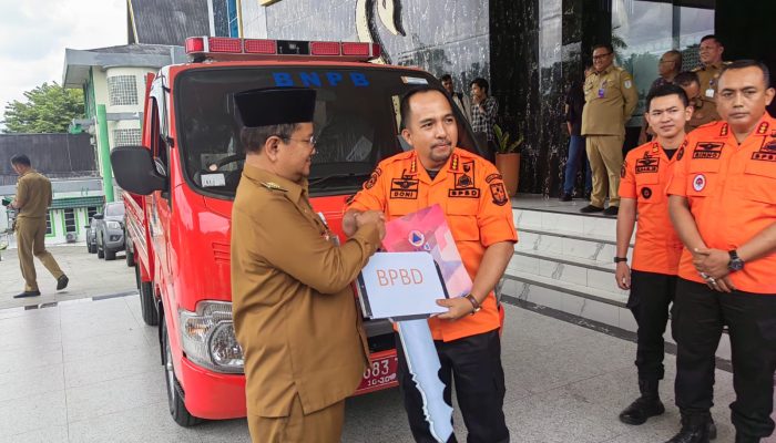 Pemkot Jambi Perkuat Kesiapsiagaan Bencana, BPBD Terima Bantuan Satu Unit Mobil Logistik