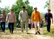 Wakil Bupati H. Bakhtiar, SP, Hadir Dalam Acara Panen Raya dan Pengumuman Swasembada Pangan Secara Zoom di Kelurahan Teratai