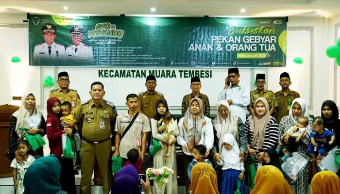 Gebyar Anak dan Orang Tua Tingkat Kabupaten Batang Hari Tahun 2026 di Kecamatan Muara Tembesi