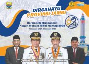 Dirgahayu Propinsi Jambi : Bersenergi membangun Negeri Menuju Jambi Mantap 2029
