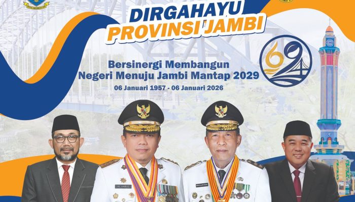 Dirgahayu Propinsi Jambi : Bersenergi membangun Negeri Menuju Jambi Mantap 2029