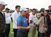 Pimpin Jambi Mantap Lawan Pers FC di Stadion Swarnabhumi, Al Haris : Insan Pers Aktif Bersama Kami Bangun Jambi