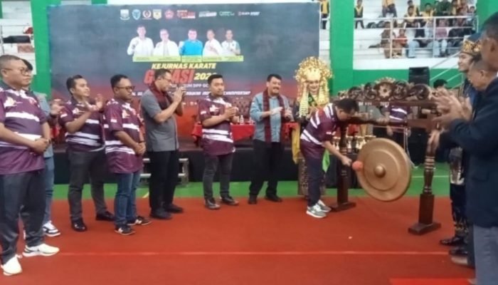 Bupati Batang Hari Resmi Membuka Kejurnas Karate Gokasi Tahun 2026