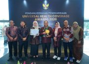 Peduli Terhadap Jaminan Kesehatan, Pemkot Jambi Raih Penghargaan UHC 2026 Kategori Pratama