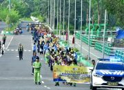 Sekretaris Daerah Batang Hari Mula P. Rambe Menghadiri Acara Pawai Tarhib Jelang Bulan Suci Ramadhan 1447 H