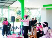 Ketua TP – PKK Zulva Fadhil menghadiri secara langsung kegiatan Pound Rockout Workout