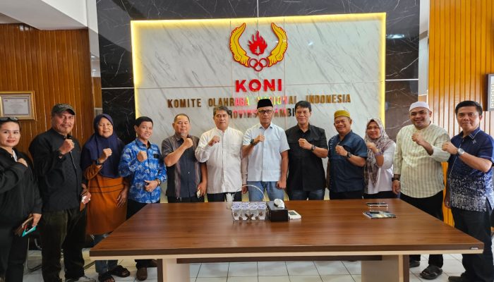 Ketum KONI Jambi terima audiensi Pengprov Forki Jambi