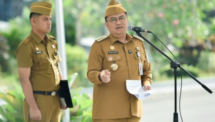 Wali Kota, Dr.Maulana, Pimpin Apel Gabungan ASN se-Kota Jambi, Tegaskan Kebersihan dan Keamanan Menjadi Prioritas Utama