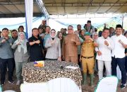 Tanam Perdana Padi Cetak Sawah Rakyat (CSR) Bersama (BPPSDMP) Kementrian Pertanian di Kabupaten Batang Hari