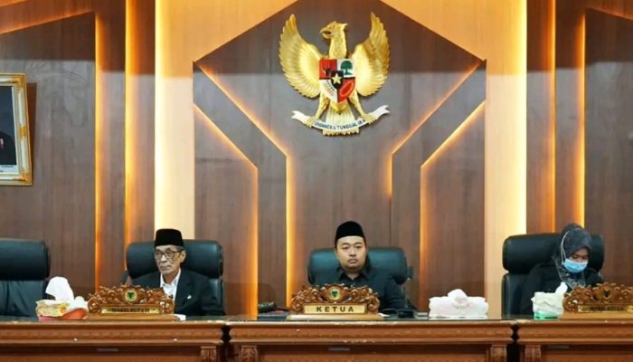 Rapat Paripurna DPRD Kabupaten Batang Hari dalam Rangka Penyampaian nota Pengantar (LKPJ) Bupati Batang Hari Tahun Anggaran 2025