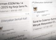 Surat Kementrian ESDM Tentang Sumur Minyak Masyarakat