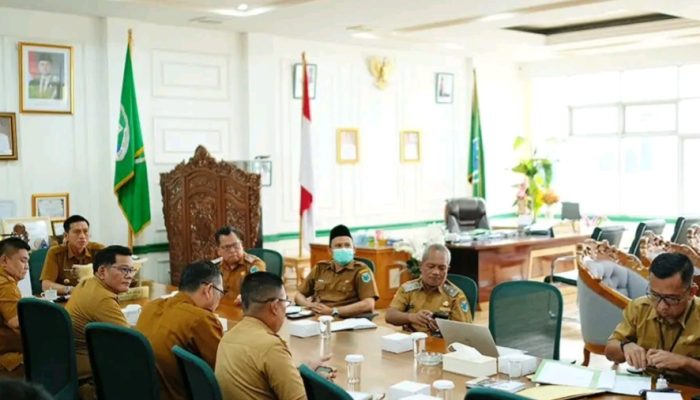 Zoom Meeting Dalam Rangka Asistensi Daerah yang Proyeksi Kemampuan Keuangan Daerah Tidak Memenuhi Belanja Minimum TA. 2026