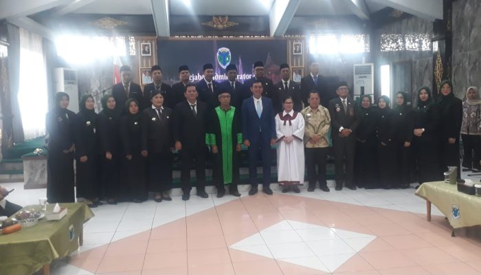 Bupati Batang Hari Mhd. Fadhil Arief Melantik Jabatan Administrator dan Jabatan Fungsional Tertentu