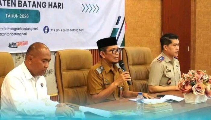 Rapat Persiapan Gugus Tugas Reforma Agraria (GTRA) Kabupaten Batang Hari Tahun 2026