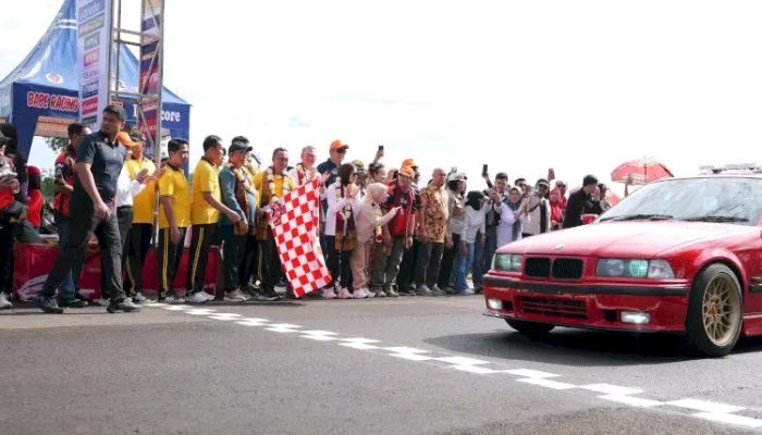 Dukung Potensi Prestasi Pemuda, Kapolda Sumsel Pimpin Flag Off Final Race Kejurnas Motoprix Lahat