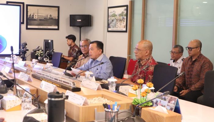 Audiensi dengan Kemenhub, Gubernur Al Haris Bahas Pembangunan Jalur Kereta Api Batu Bara Bungo–Kemingking