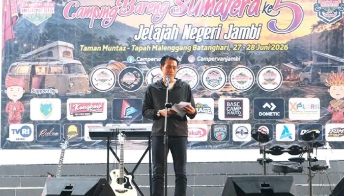 Mhd. Fadhil Arief Menghadiri sekaligus Membuka Acara Kegiatan Kemping Bareng Sumatra 